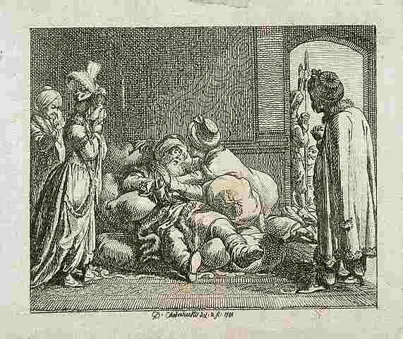 Illustration of Balder's death