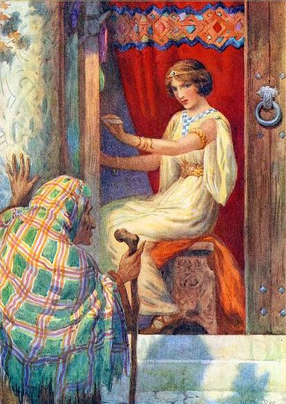 Frigga and the Beldame by Harry George Theaker