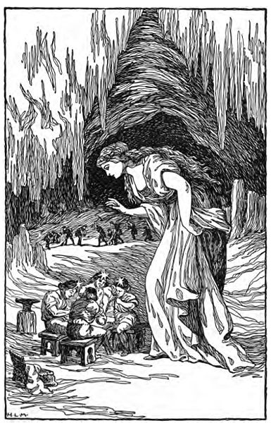 Freyja in the Cave of the Dwarfs