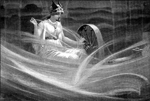 Frigga Spinning the Clouds