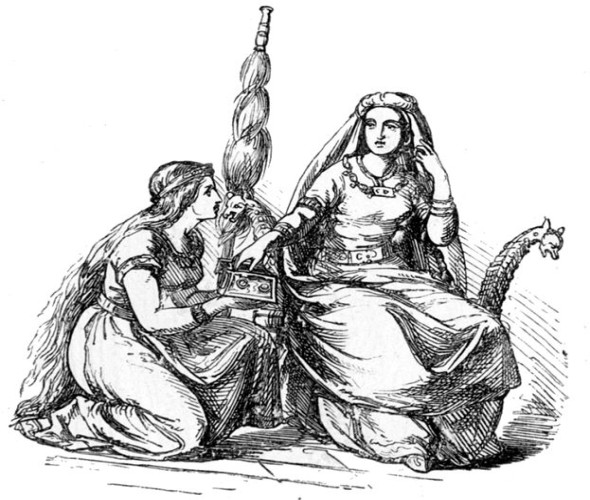 Frigg  Norse Goddess of Motherhood and Marriage - Wife to Odin