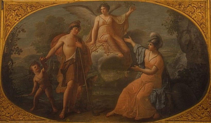 Goddess of wisdom by Domenico De Angelis