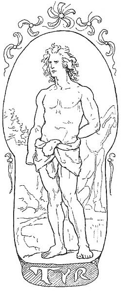 Tyr, God of Justice and War Character in Erethes