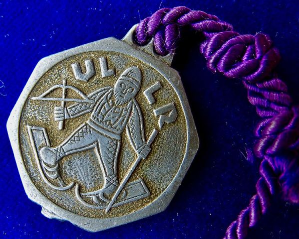 Ullr the Guardian Patron Saint of Skiers Lead Medal ND (early 20th Century) Germany.
