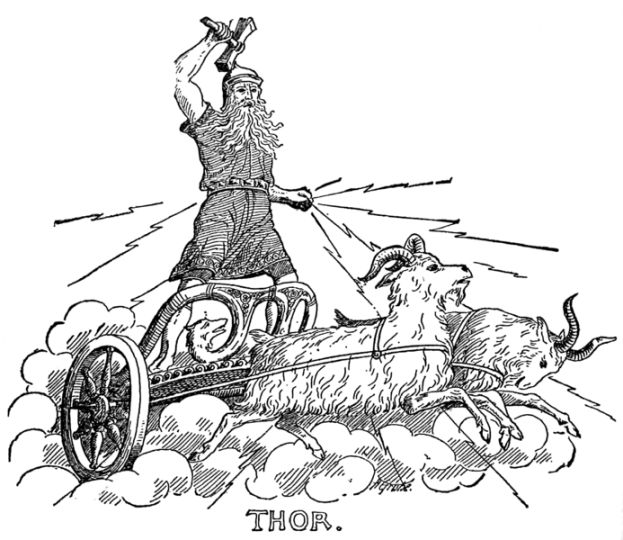 Thor on his chariot