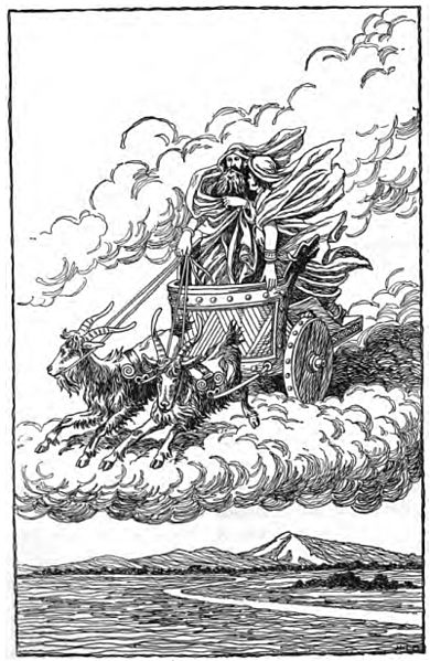 Thor & loki in chariot