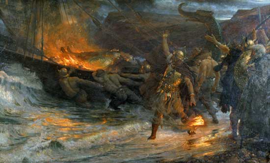 Viking funeral