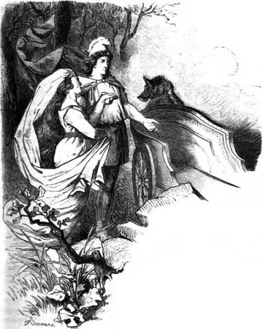 Skirnir persuading the goddess