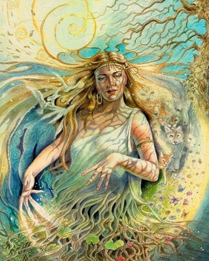 The goddess earth