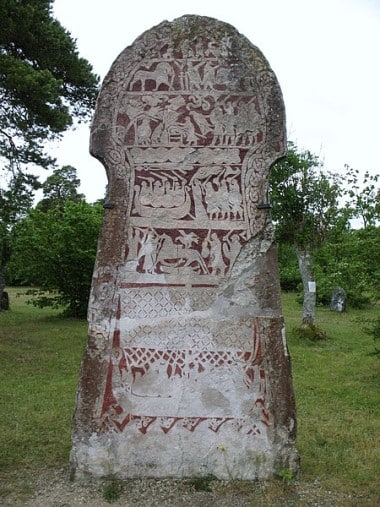 The Stora Hammars I image stone.