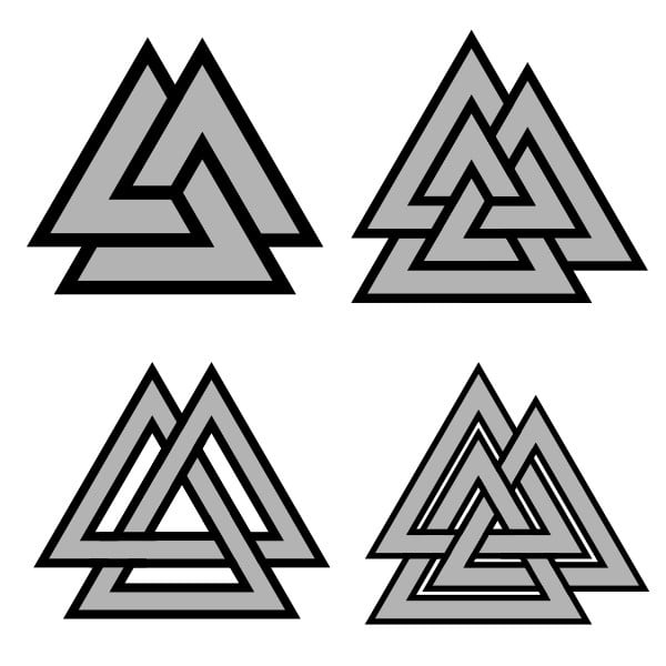 Valknut variations