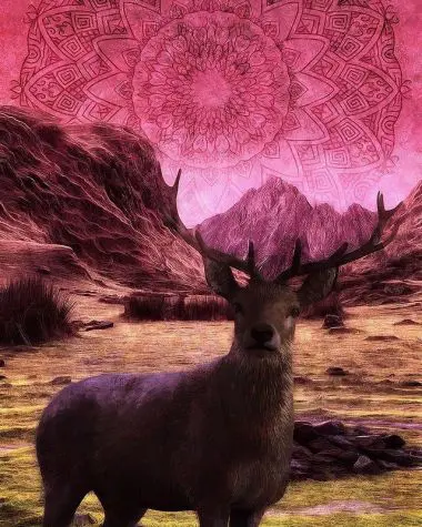 Eikthyrnir Stag On Valhalla s Roof Eating From Yggdrasil eikthyrnir-stag-on-valhalla-s-roof-eating-from-yggdrasil
