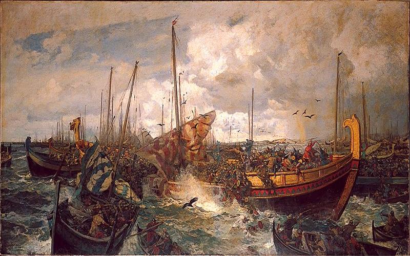 As the northern Danish vikings clashed with the christian Franks at Esesfelth fortress in 817, they also shaped the course of the Viking Age.