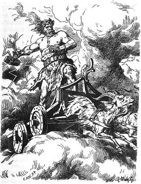"Thor" (1901) by Johannes Gehrts.