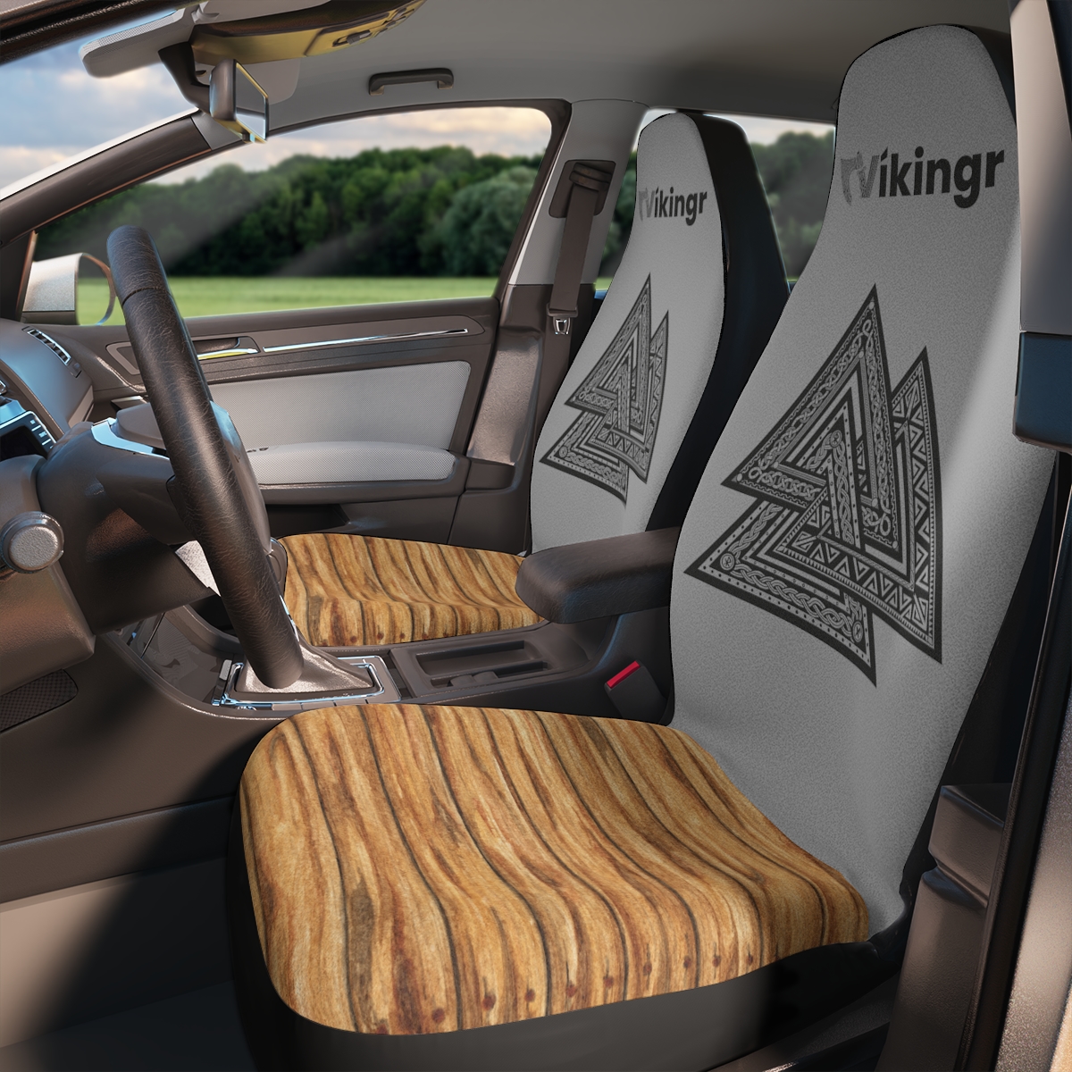 “Valknut” Car Seat Covers
