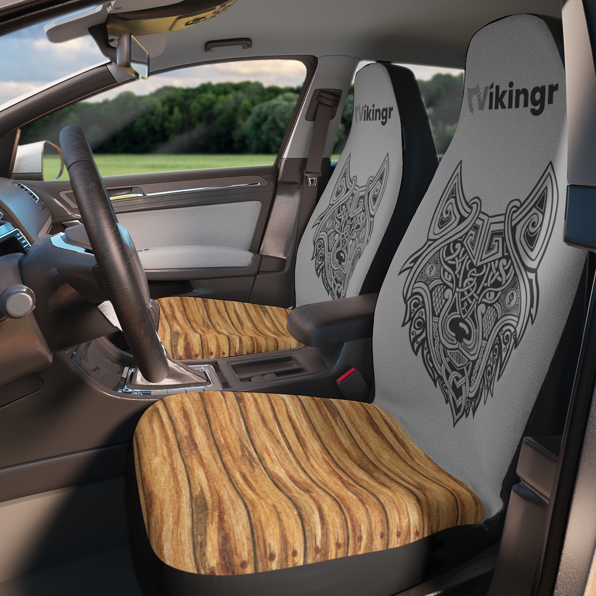“Norse Wolf” Car Seat Covers