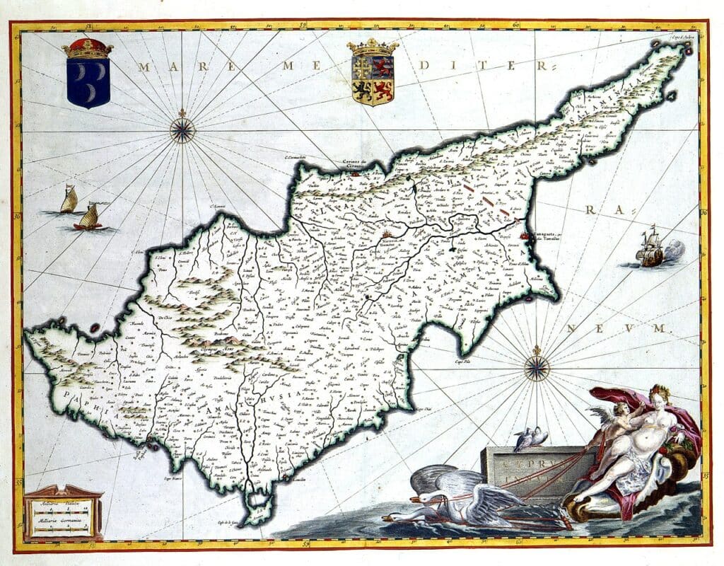 Map of Cyprus