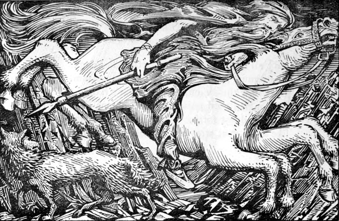 Odin Rides to Hel