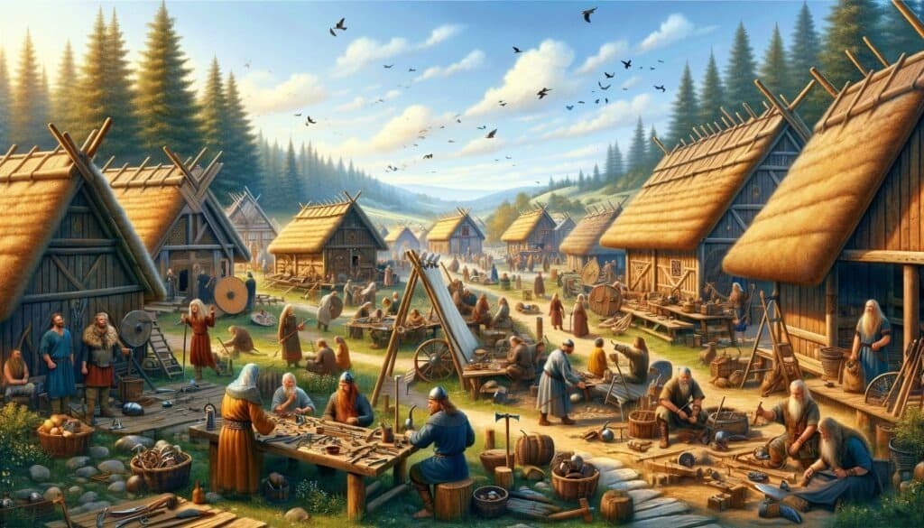 The Vikings did a lot of things besides raiding and trading.